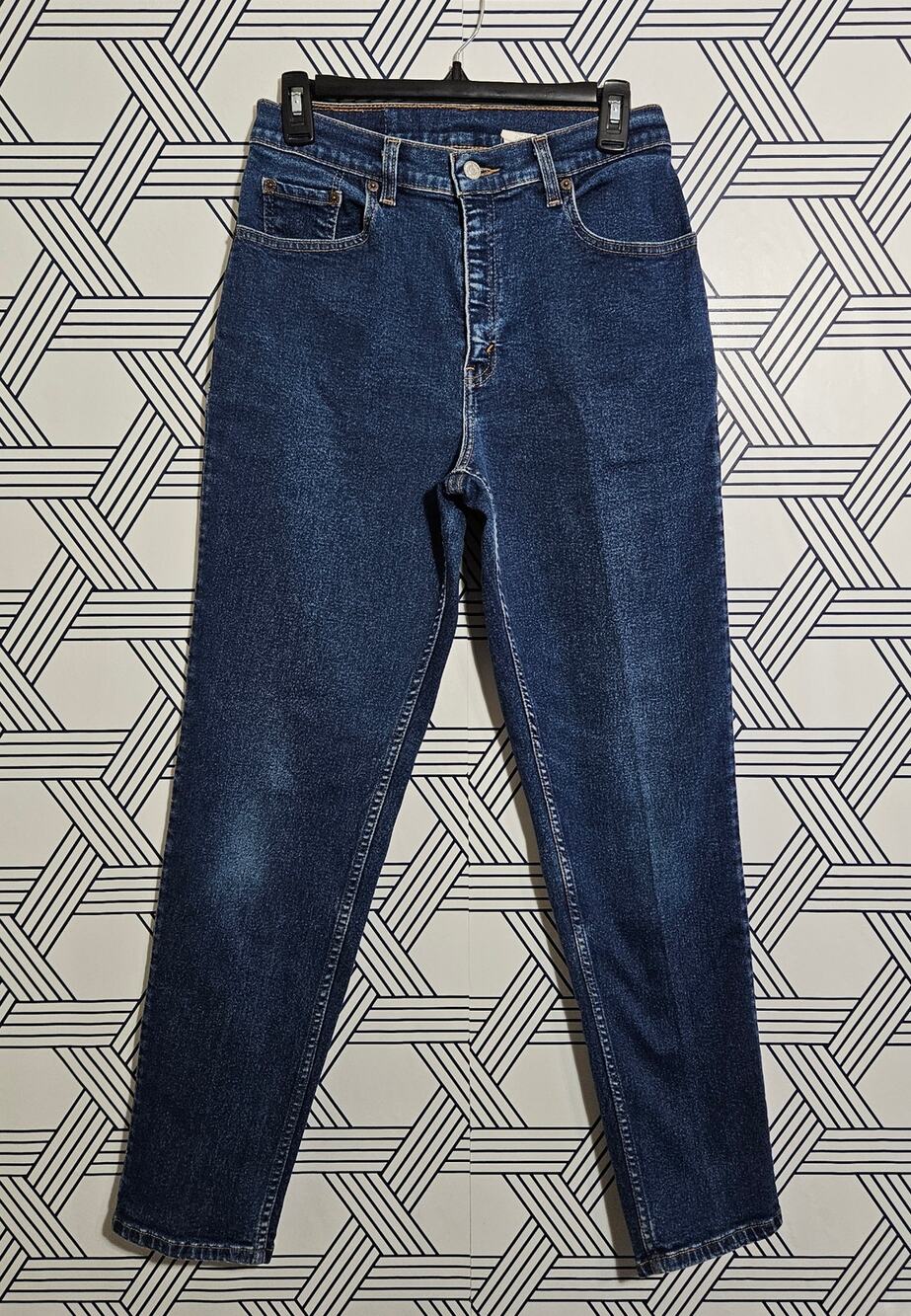 Vintage Levi 550 Relaxed Fit Jeans Size 8 High-Waist 90s Denim Y2K Core